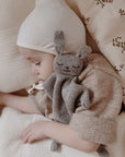 KNIT CUDDLE CLOTH BUNNY GREY