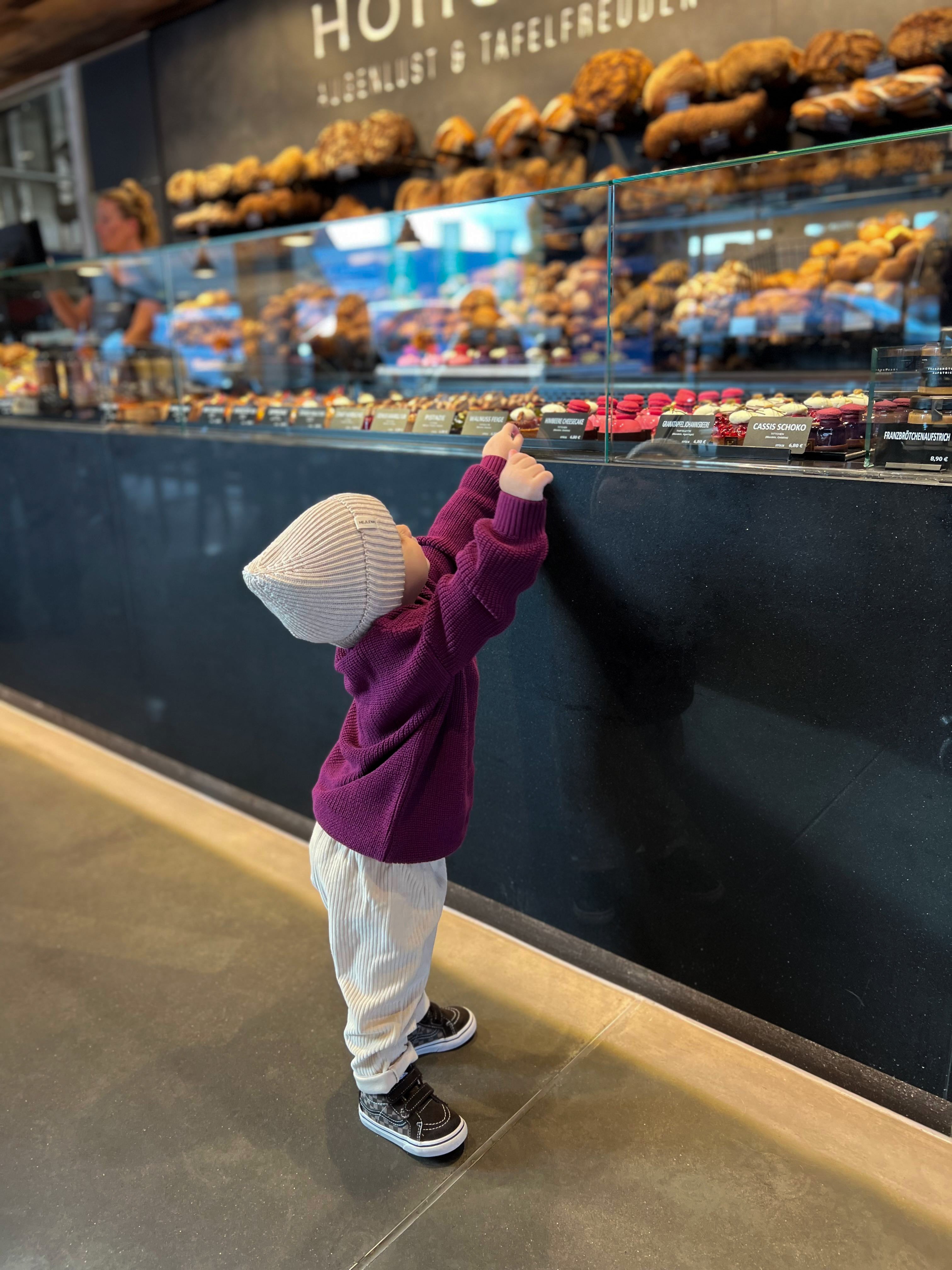 CHUNKY KNIT PULLI BERRY GLAZE