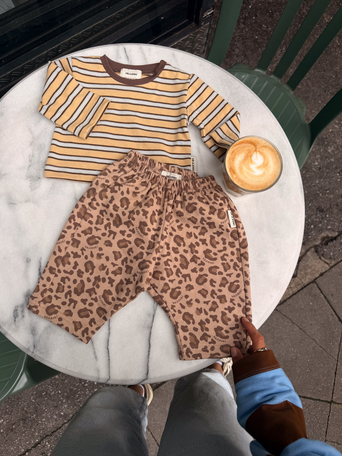 OVERSIZE LONGSLEEVE STRIPED HONEY