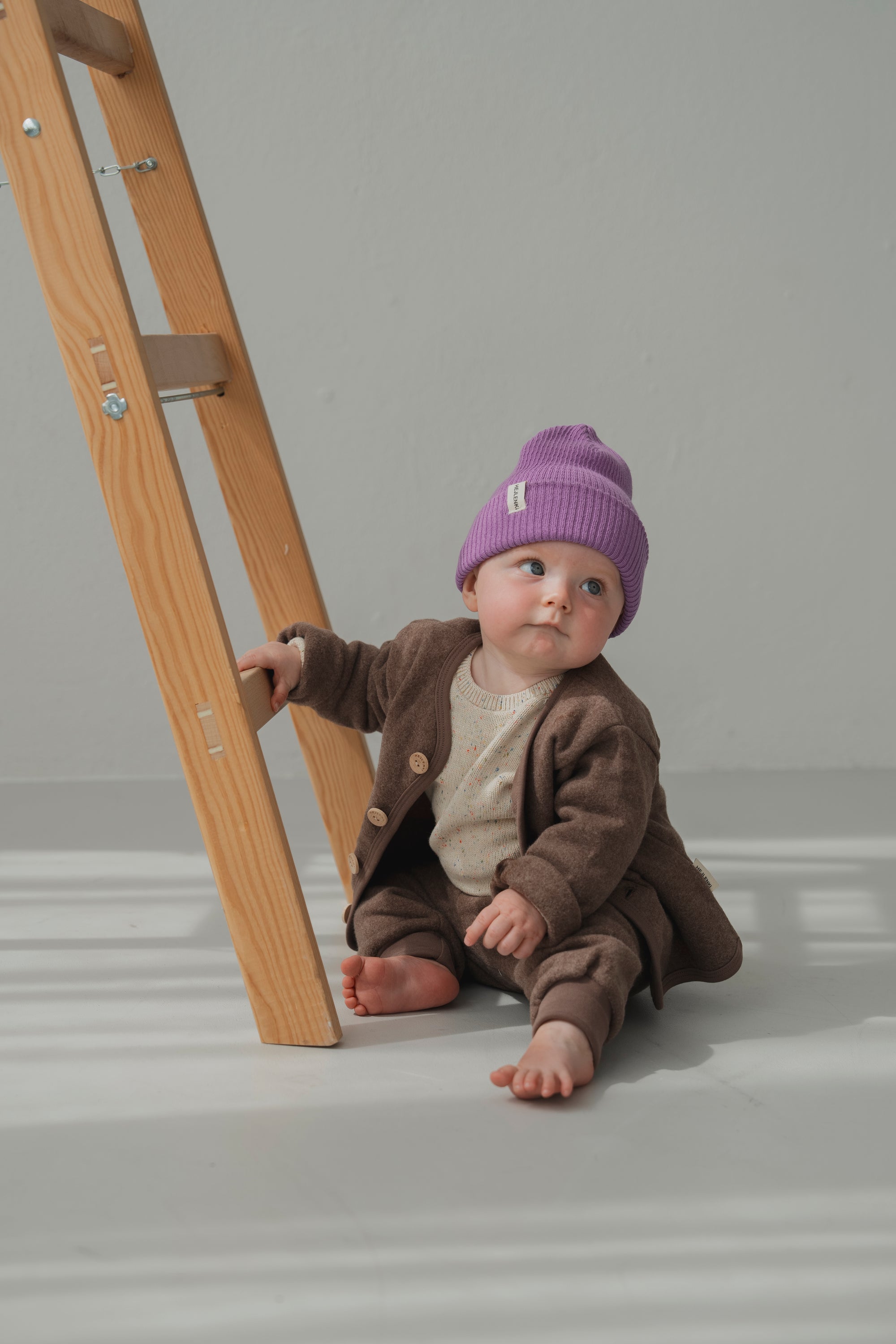 WARM FLEECE JACKET BROWN