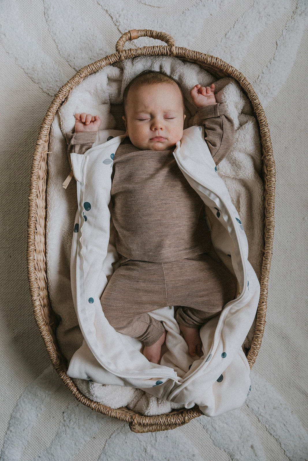 BABY SLEEPING BAG BLUEBERRY