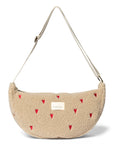 CROSSBODY BAG HEARTS TEDDY ECRU