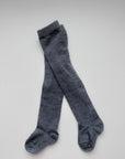 MERINO WOOL TIGHTS GREY MELANGE