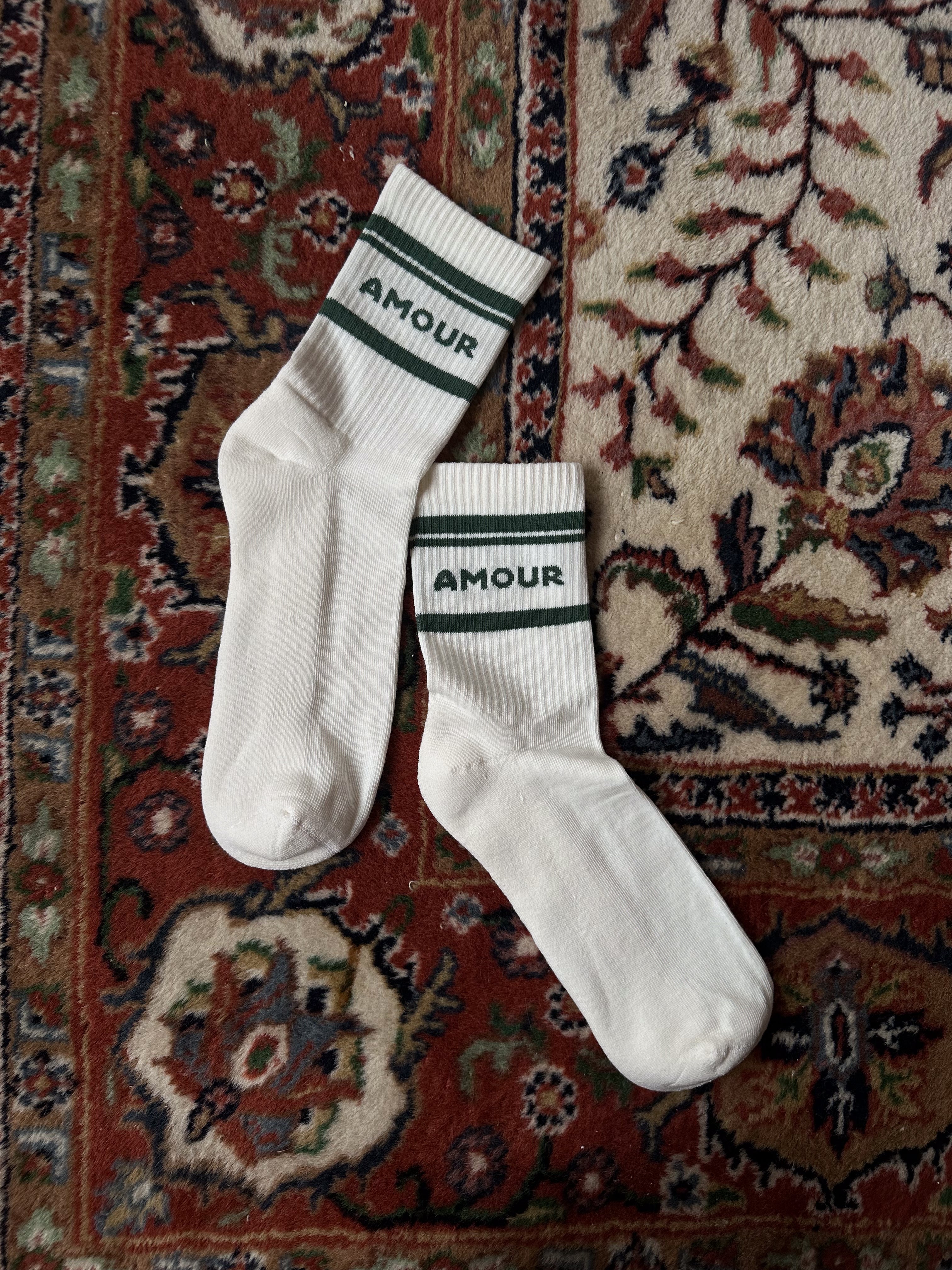 MOM TENNIS SOCKS &quot;AMOUR&quot;