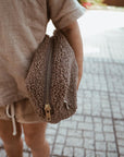 TEDDY POUCH BAG BROWN