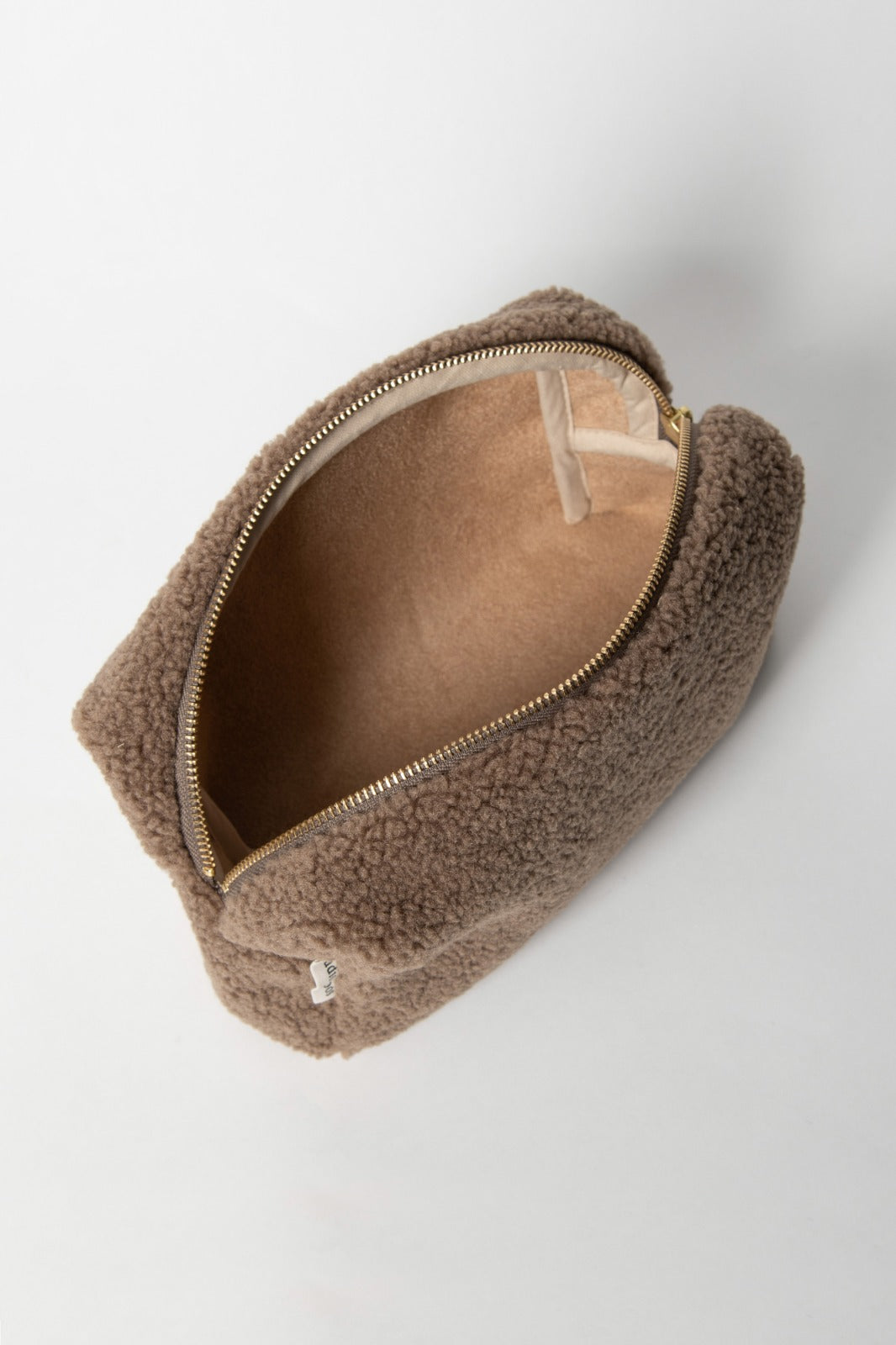 TEDDY POUCH BAG BROWN