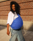 PUFFY CROSSBODY BAG BLUE