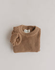 CHUNKY KNIT PULLI CHOCOLATE