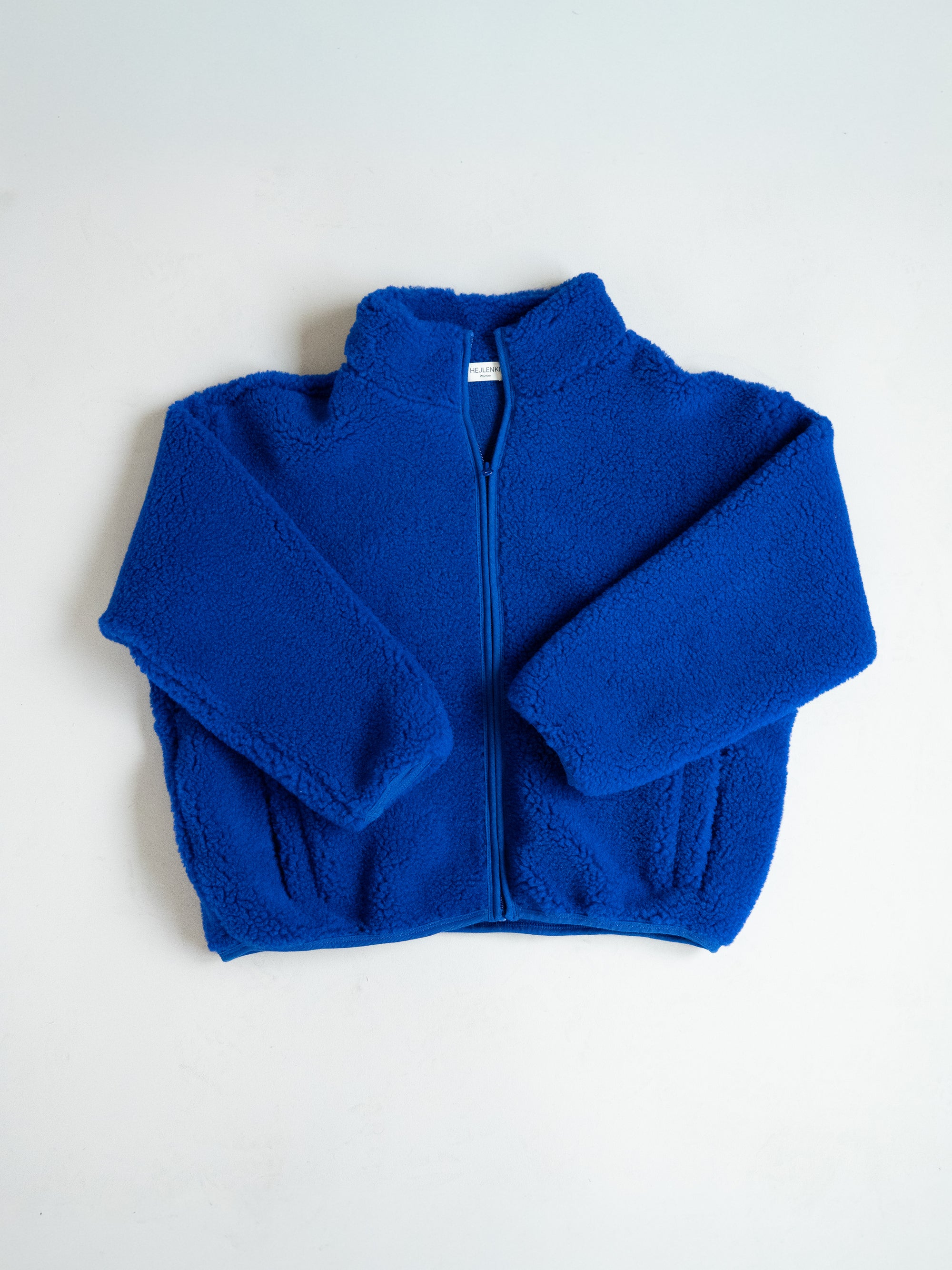 MERINO TEDDY WOMEN JACKET BLU