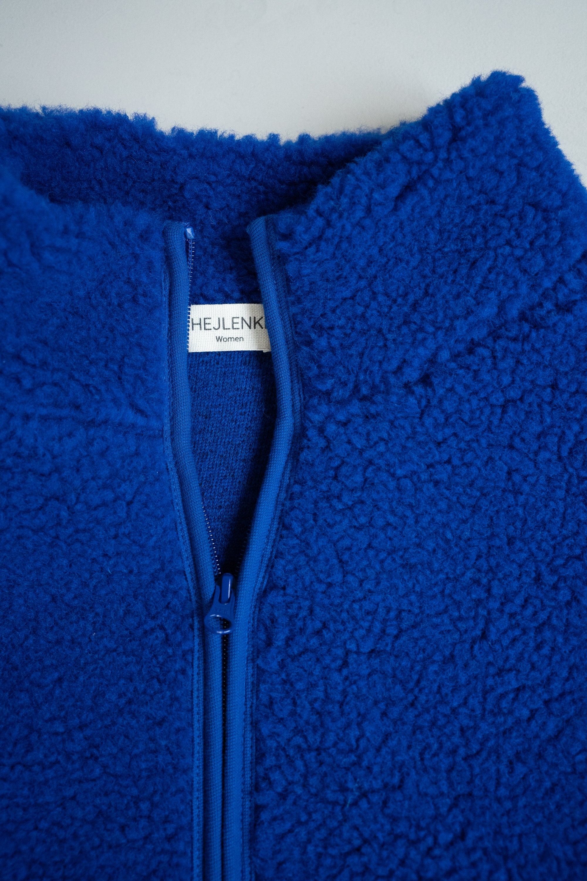 MERINO TEDDY WOMEN JACKET BLU