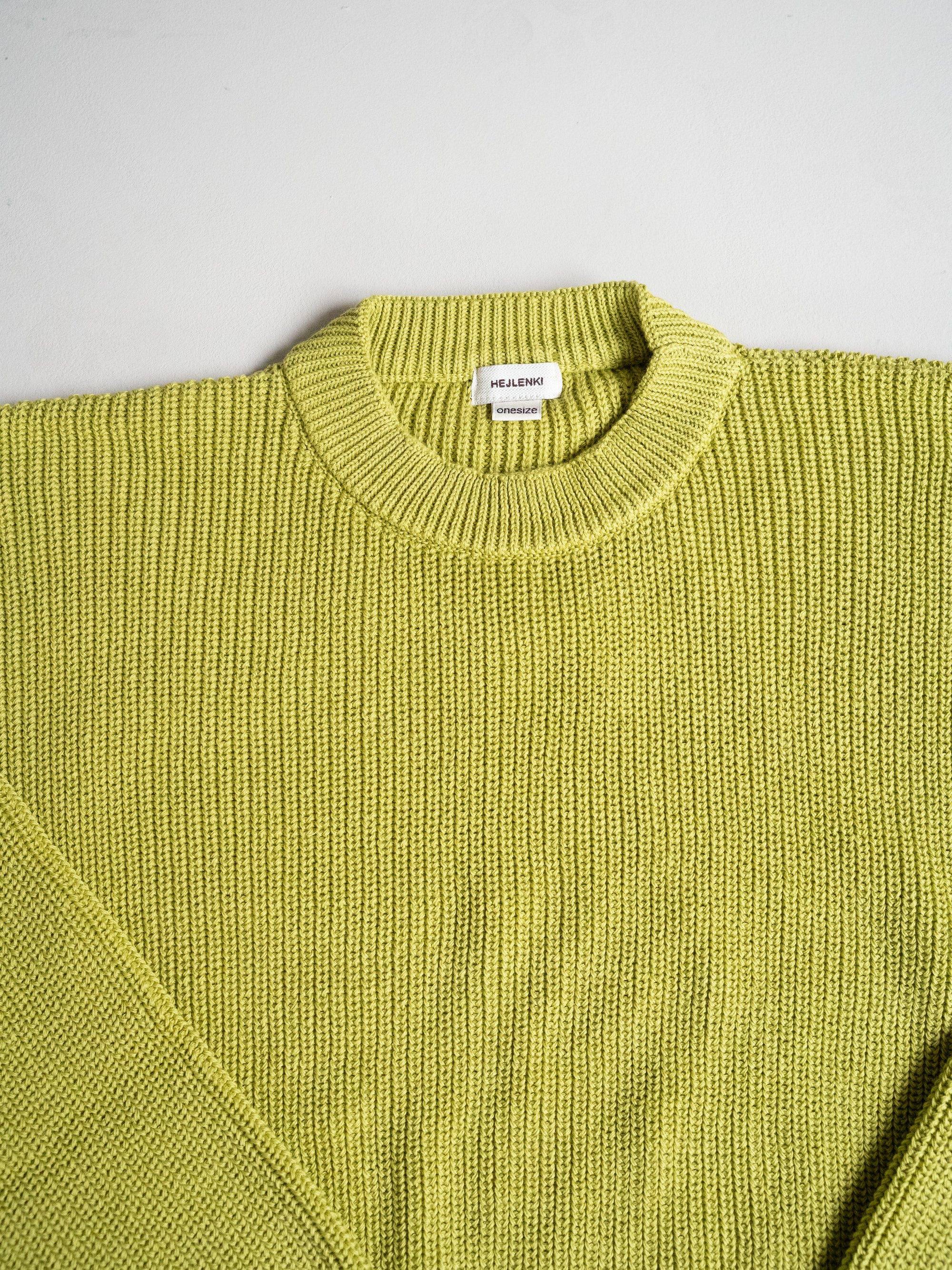 WOMEN KNIT PULLI HERB BUTTER