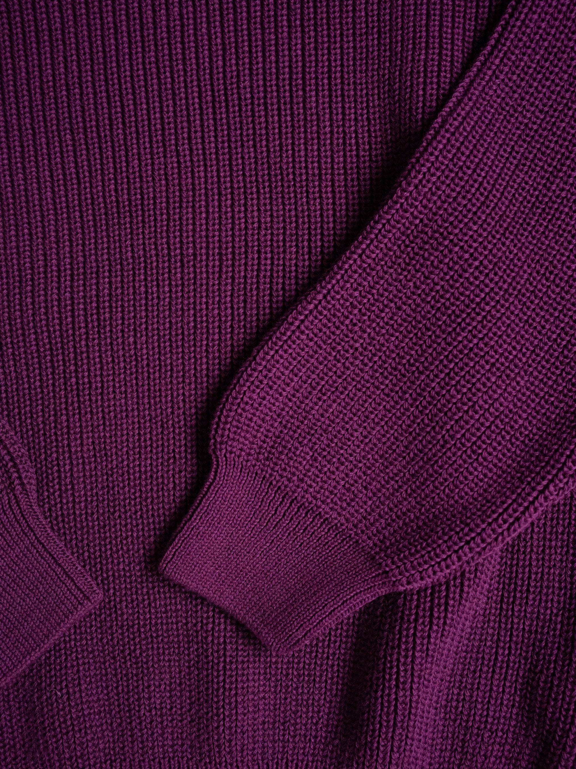 WOMEN KNIT PULLI PLUM JAM