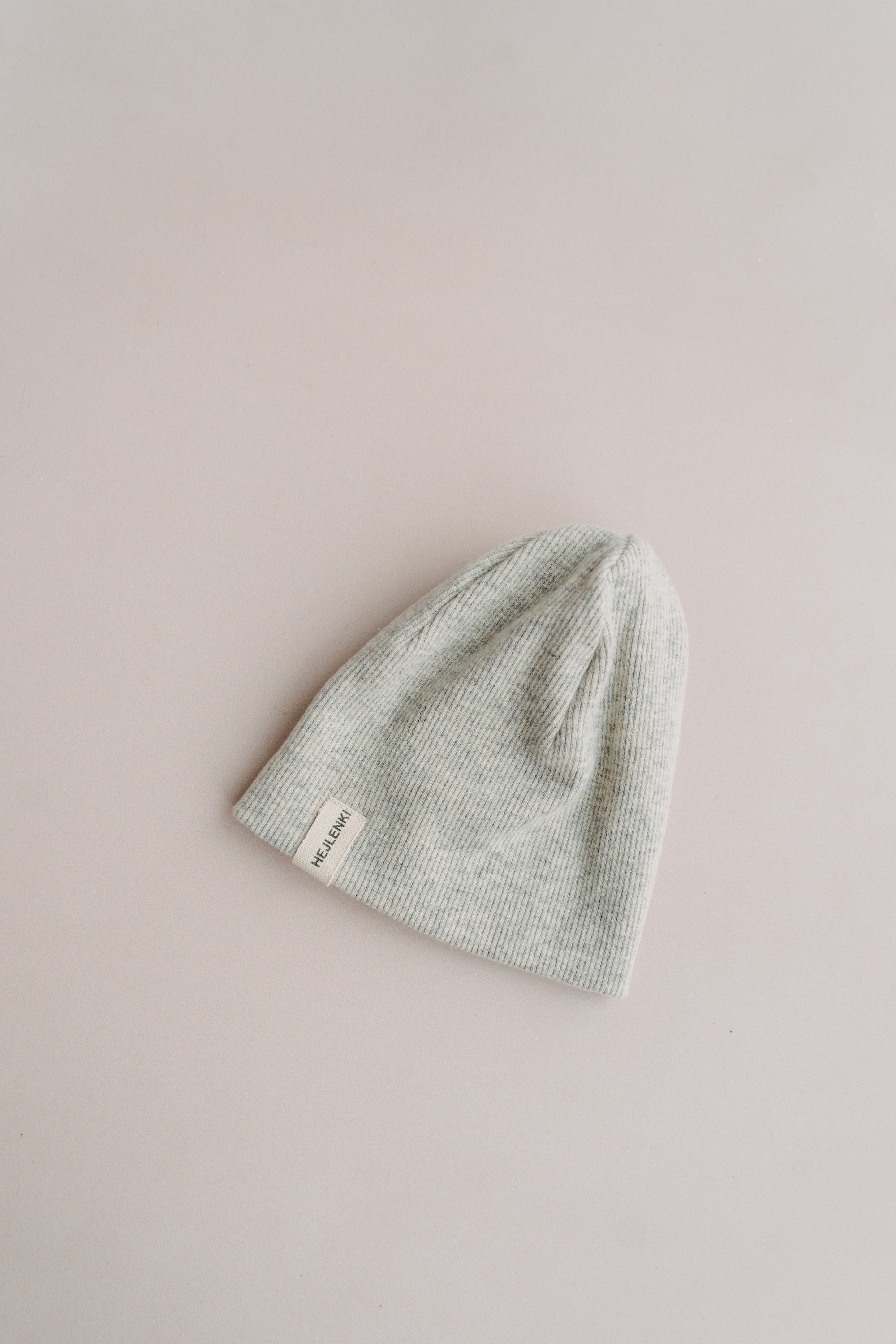 SOFT RIB BEANIE GREY