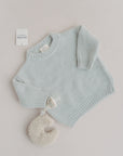 MERINO WOOL KNIT PULLI PEARL