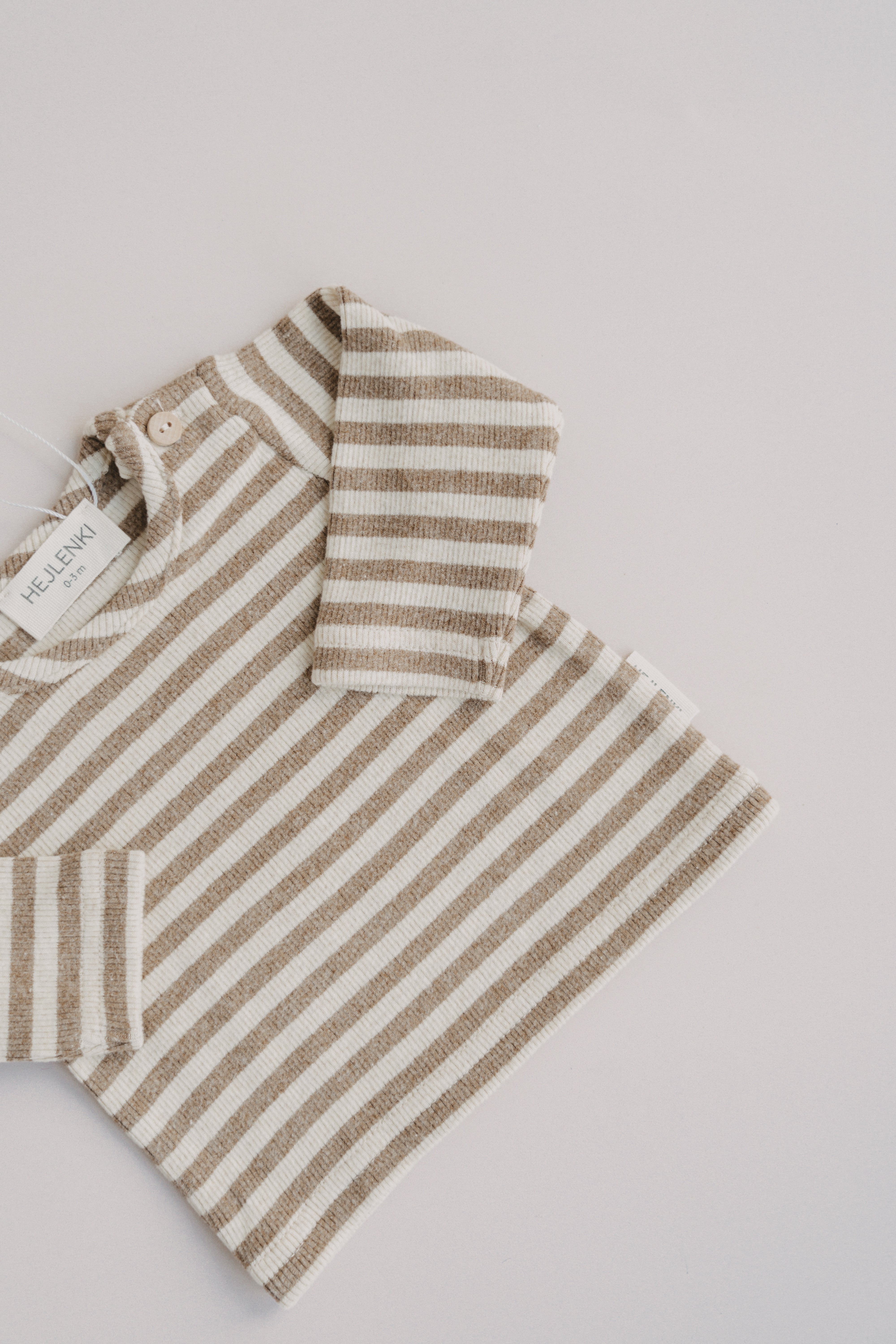 RIB SHIRT STRIPED HAZEL