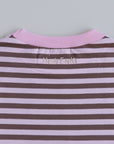 MOM LONGSLEEVE STRIPED BLUSH/BROWN