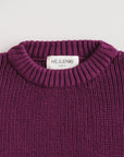 CHUNKY KNIT PULLI BERRY GLAZE