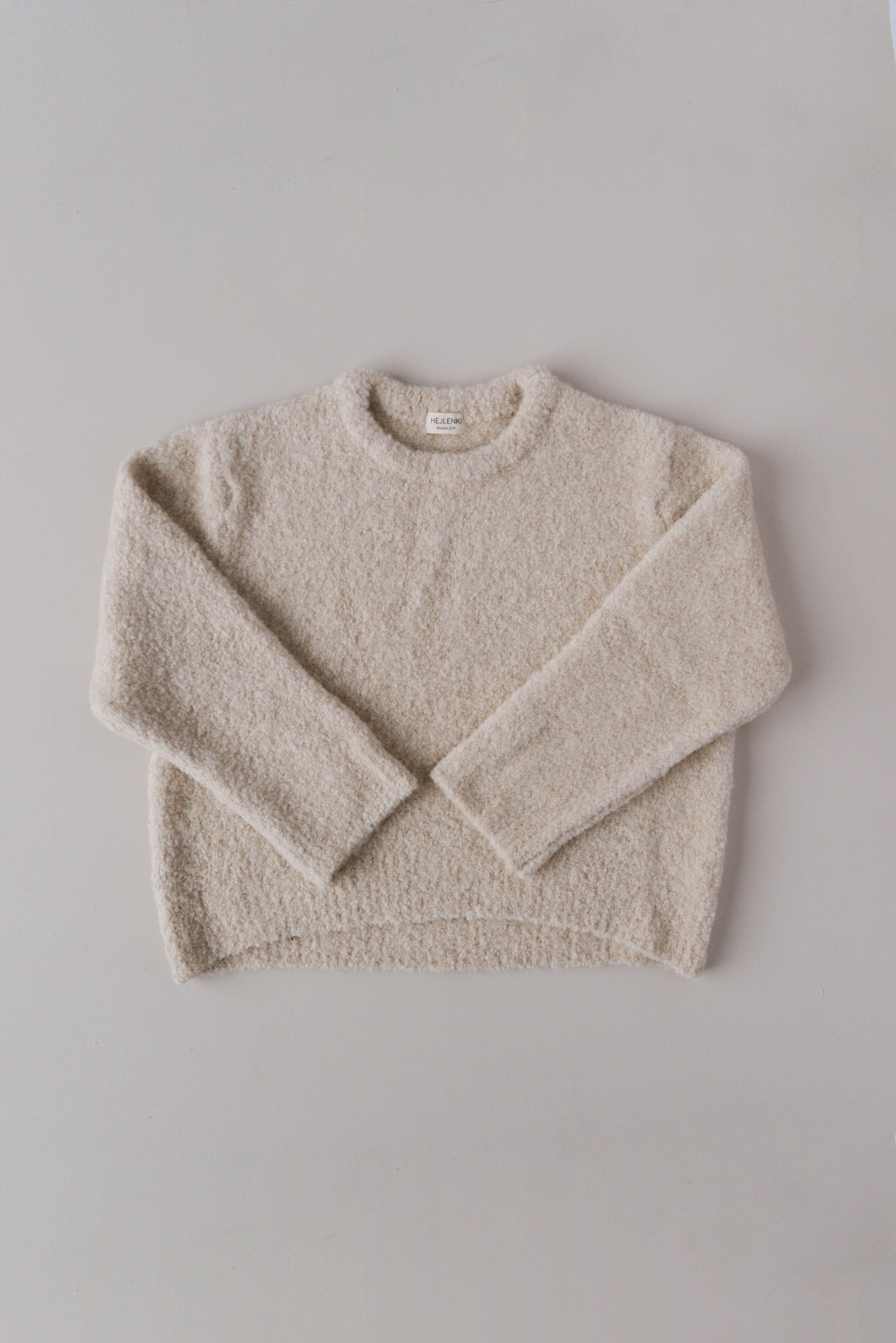 MOM MERINOWOOL ALPACA BLEND TEDDY PULLI