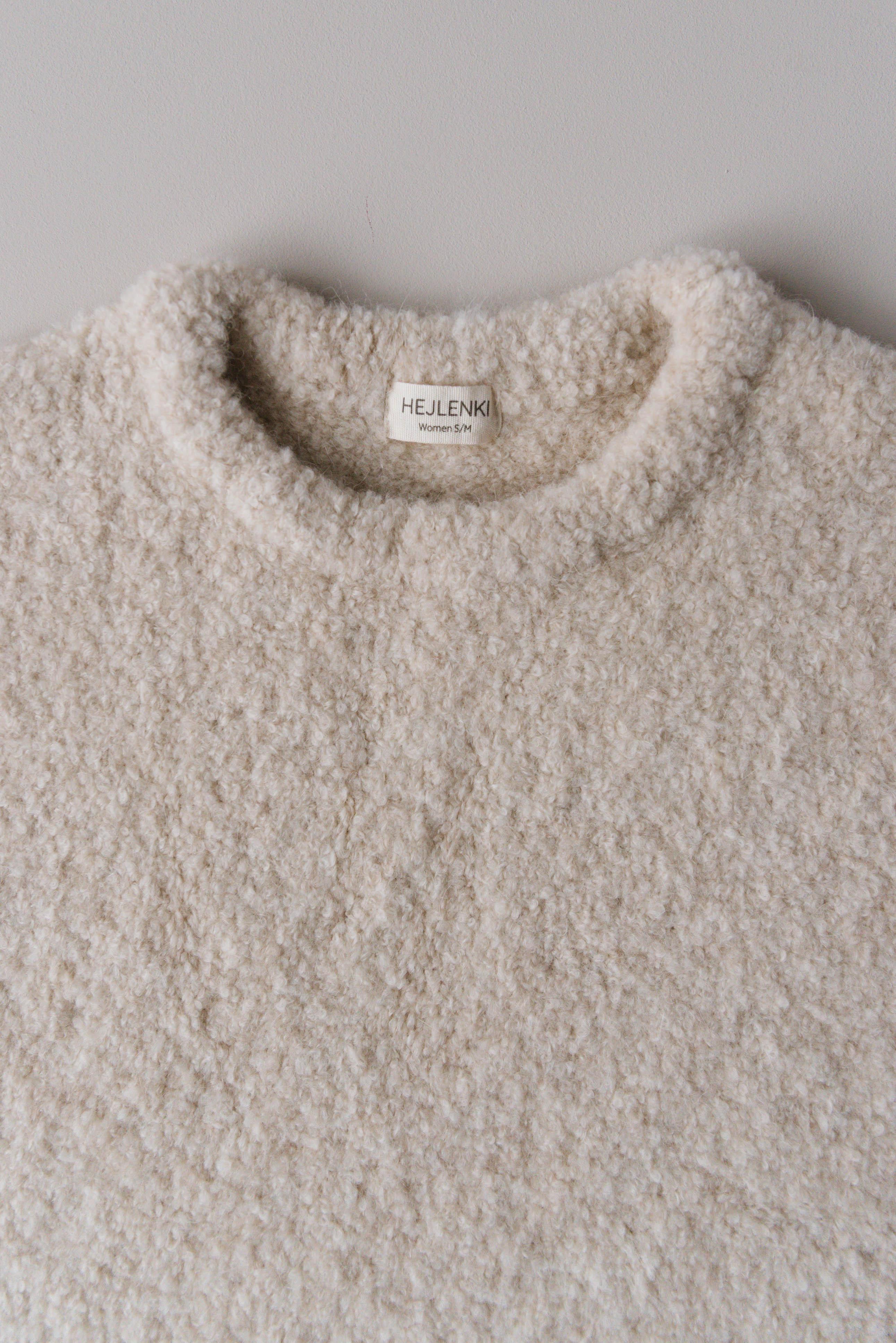 MOM MERINOWOOL ALPACA BLEND TEDDY PULLI