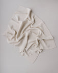 KNIT BLANKET ECRU SPRINKLE
