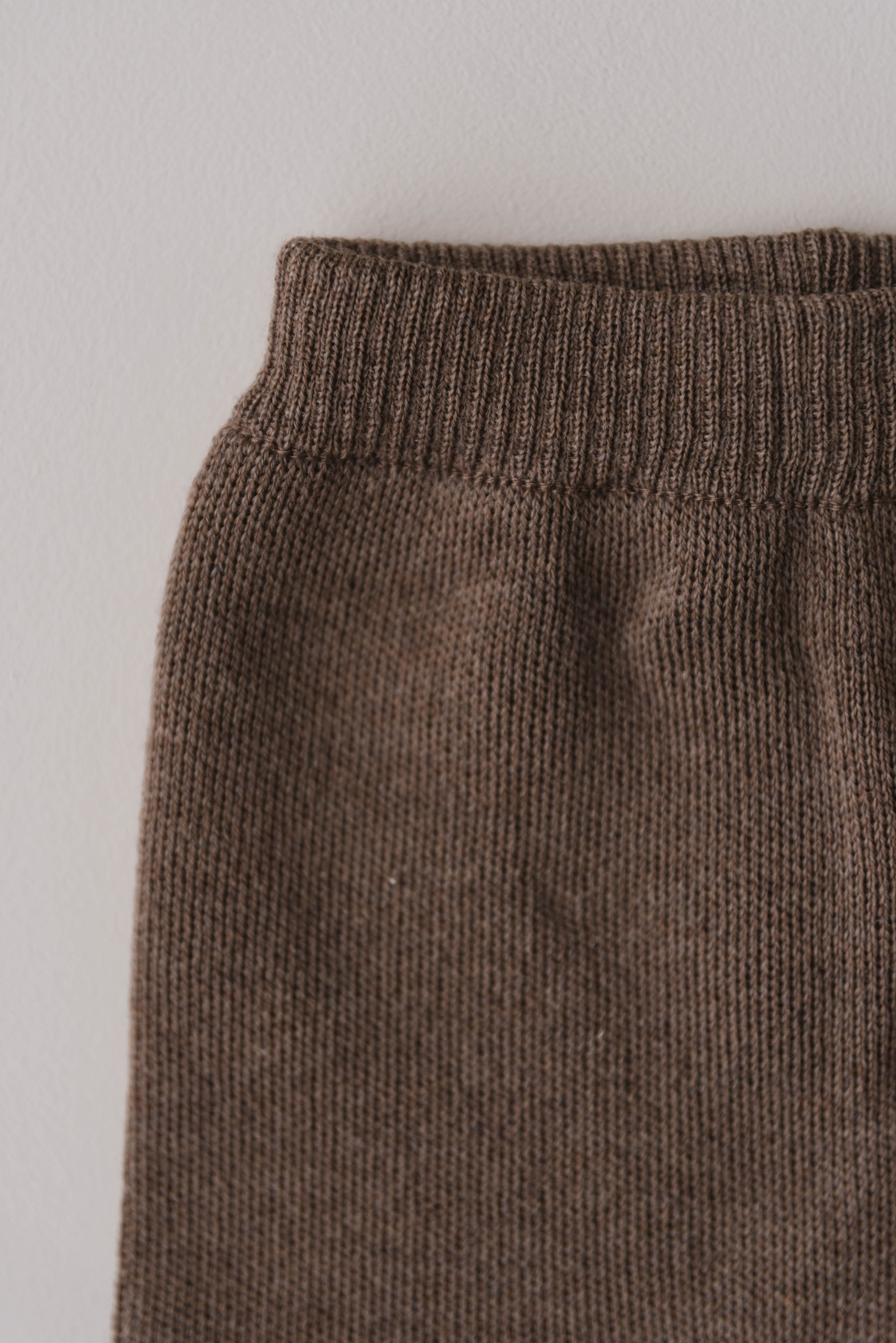 MERINO KNIT LEGGINGS BROWN
