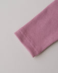 ORGANIC RIB LONGSLEEVE ROSE
