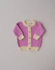CHUNKY KNIT CARDIGAN CANDY/BUTTER