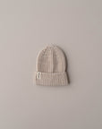 MERINO KNIT BEANIE BEIGE