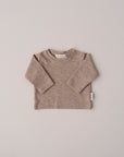 MERINO WOOL SHIRT BEIGE MELANGE
