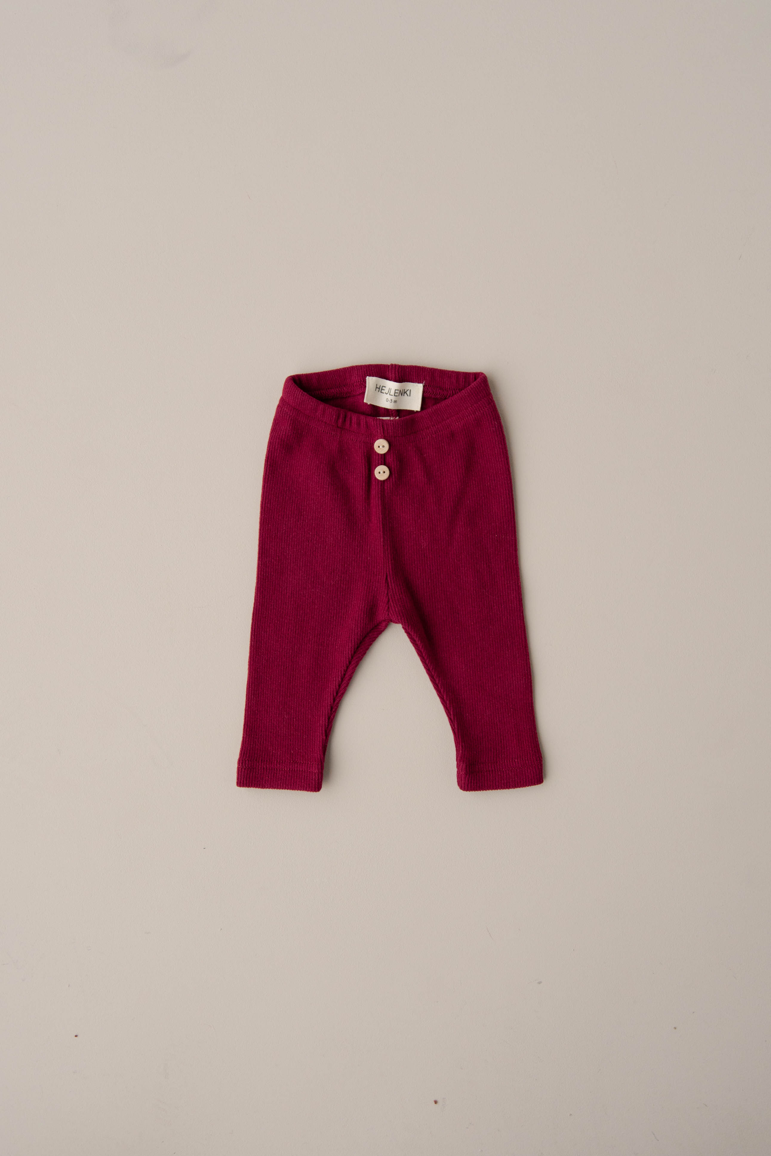 SOFT RIB LEGGINGS BURGUNDY