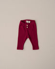 SOFT RIB LEGGINGS BURGUNDY