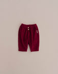 SOFT CORDUROY PANTS BURGUNDY