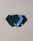 3-PACK BANDANAS BLUE/GREEN