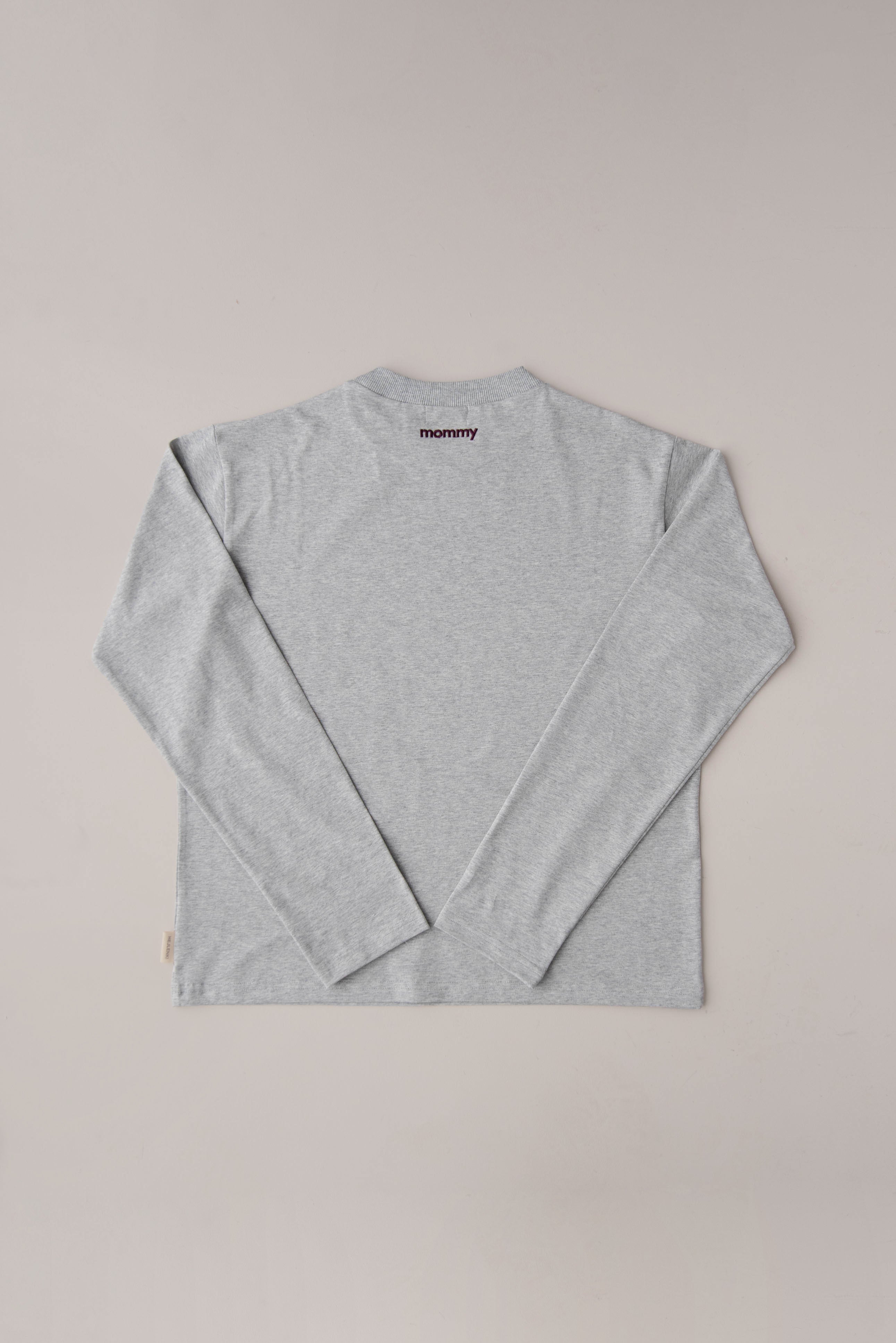 MOMMY LONGSLEEVE GREY MELANGE