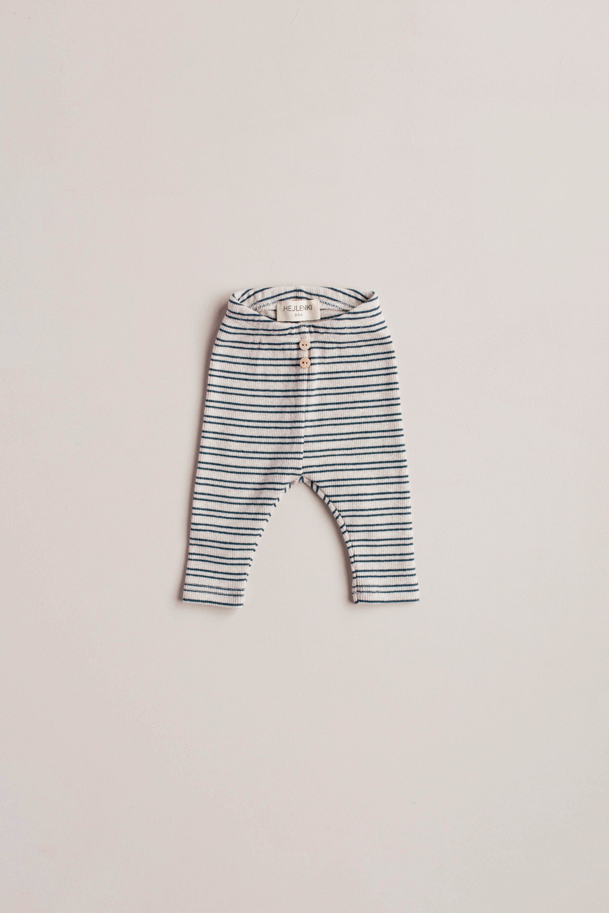 SOFT RIB LEGGINGS BERRY TEAL STRIPED