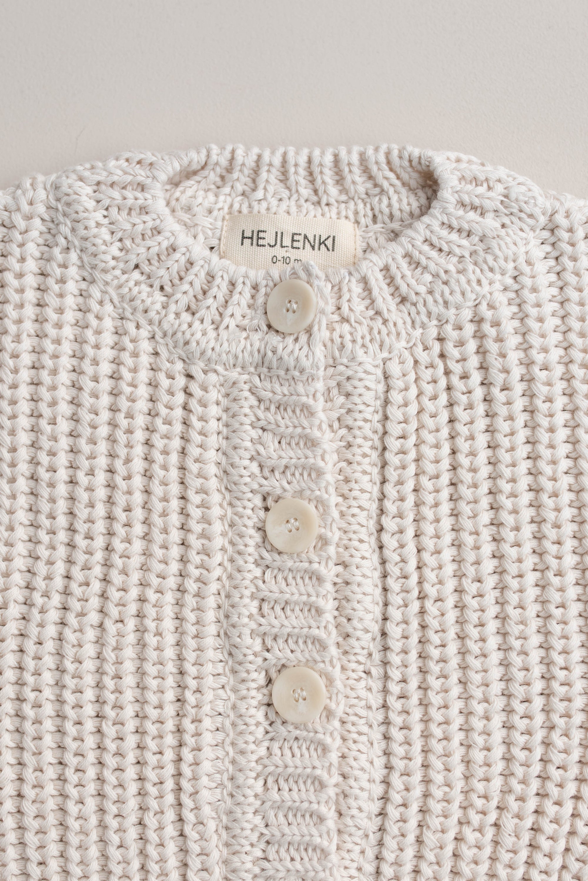 CHUNKY KNIT CARDIGAN MILKY CLOUD