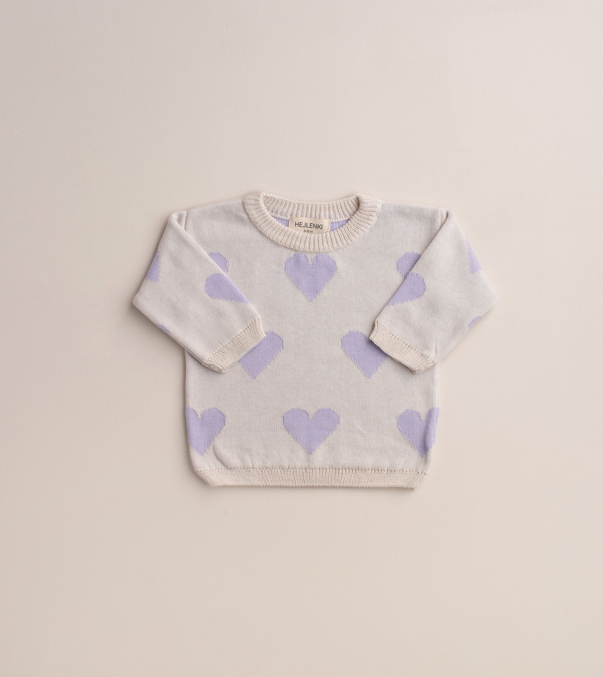 JACQUARD KNIT PULLI HEARTS
