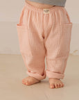 MUSLIN PANTS APRICOT
