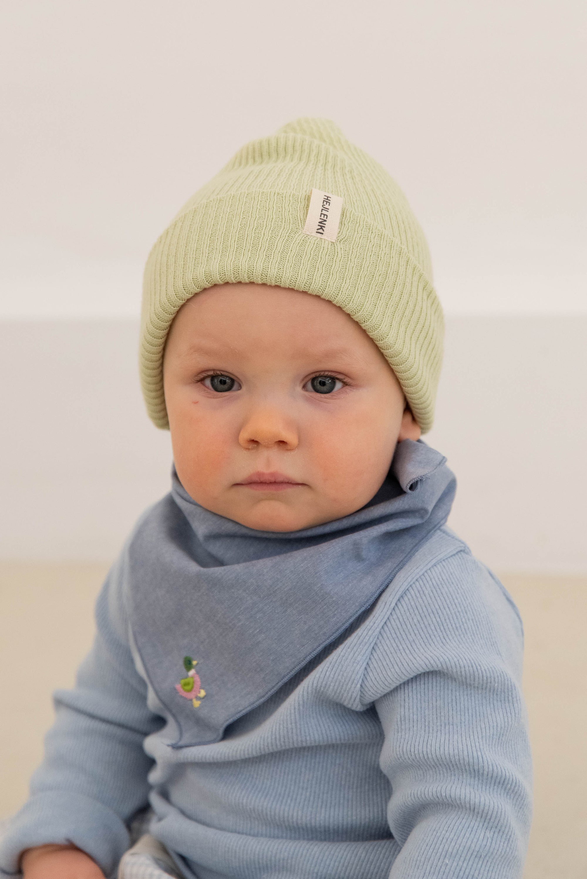 KNIT BEANIE MATCHA MILK