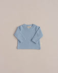 SOFT RIB LONGSLEEVE MILKY BLUE