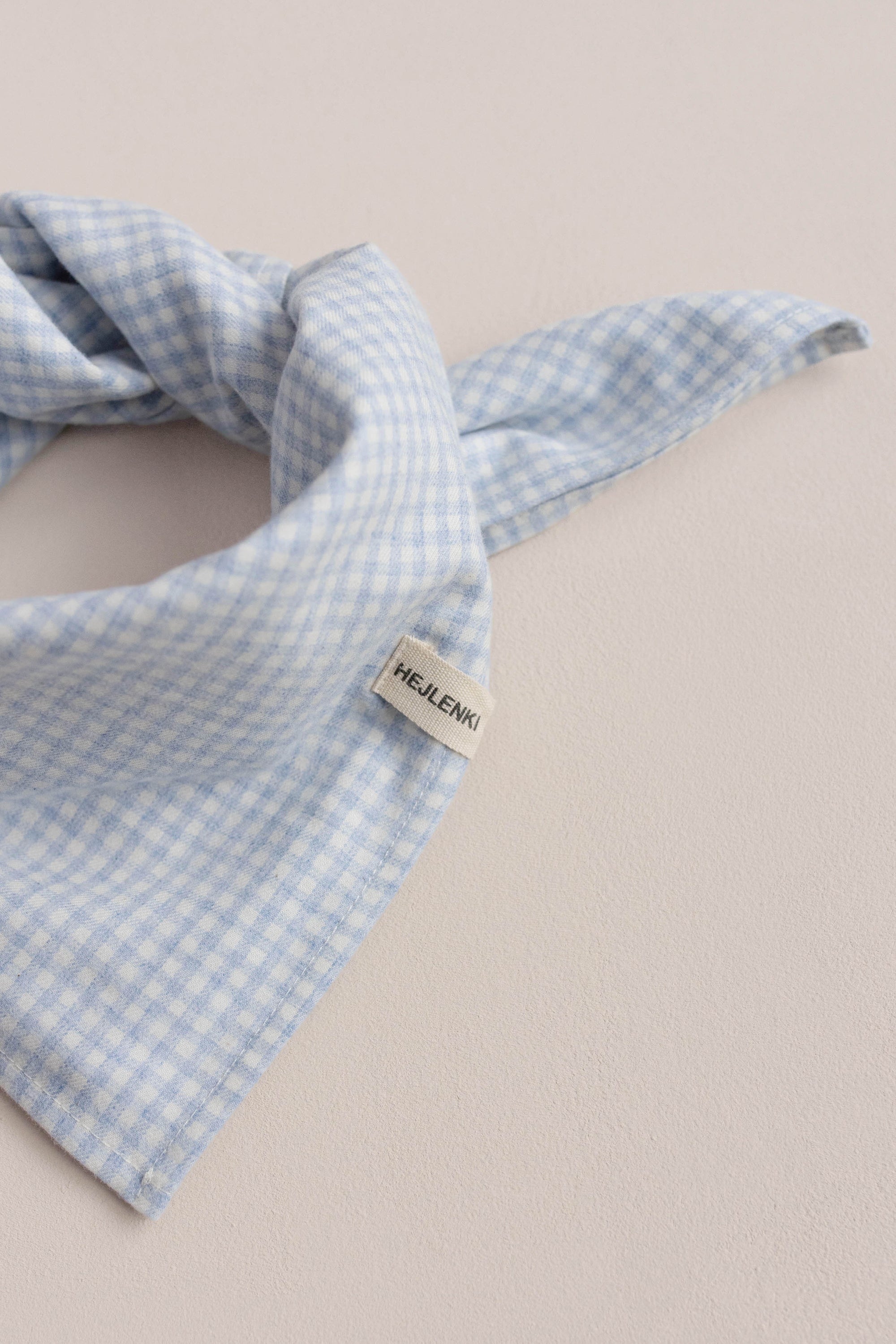 CHECKED SCARF BABYBLUE