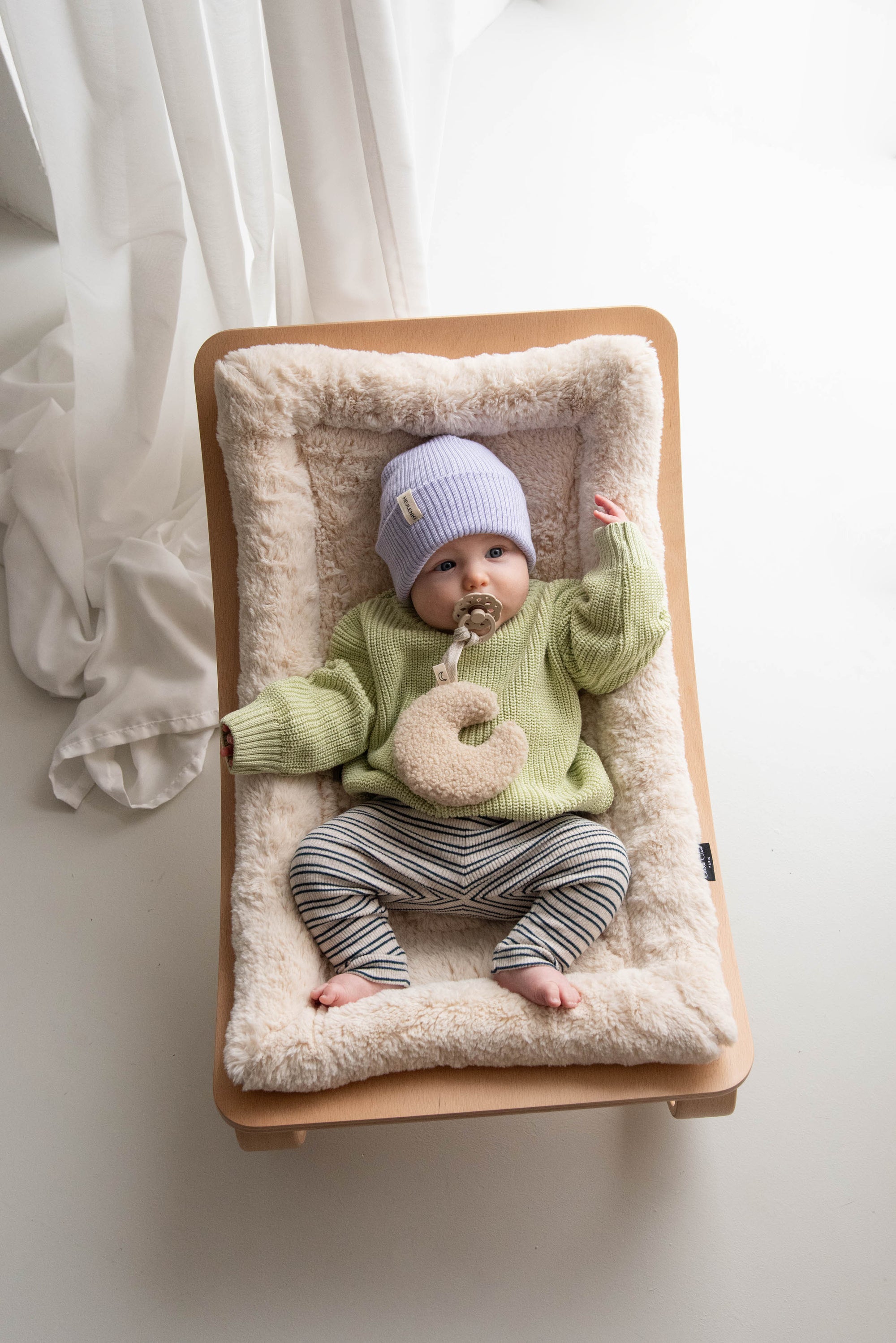 CHUNKY KNIT PULLI MATCHA MILK