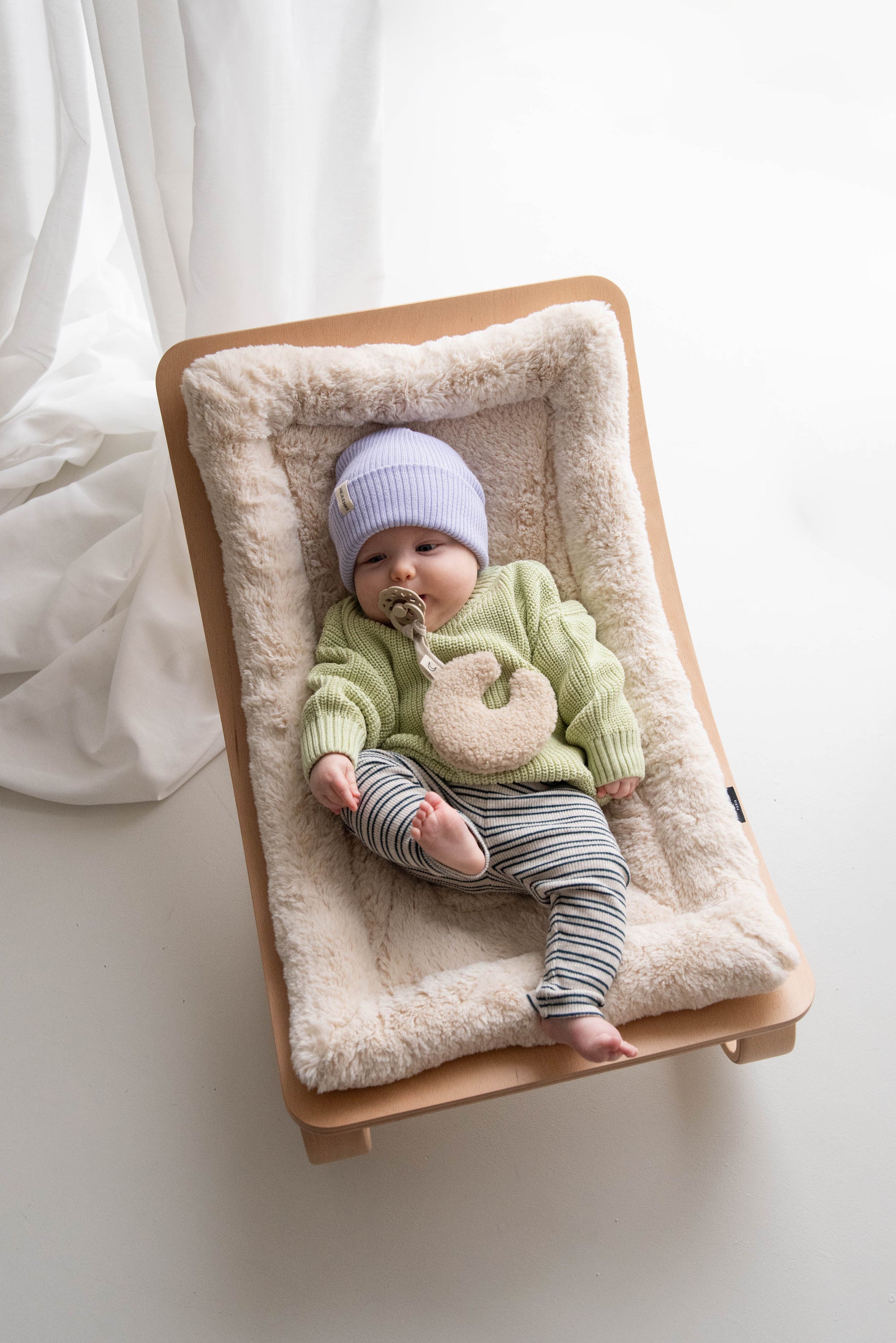 CHUNKY KNIT PULLI MATCHA MILK