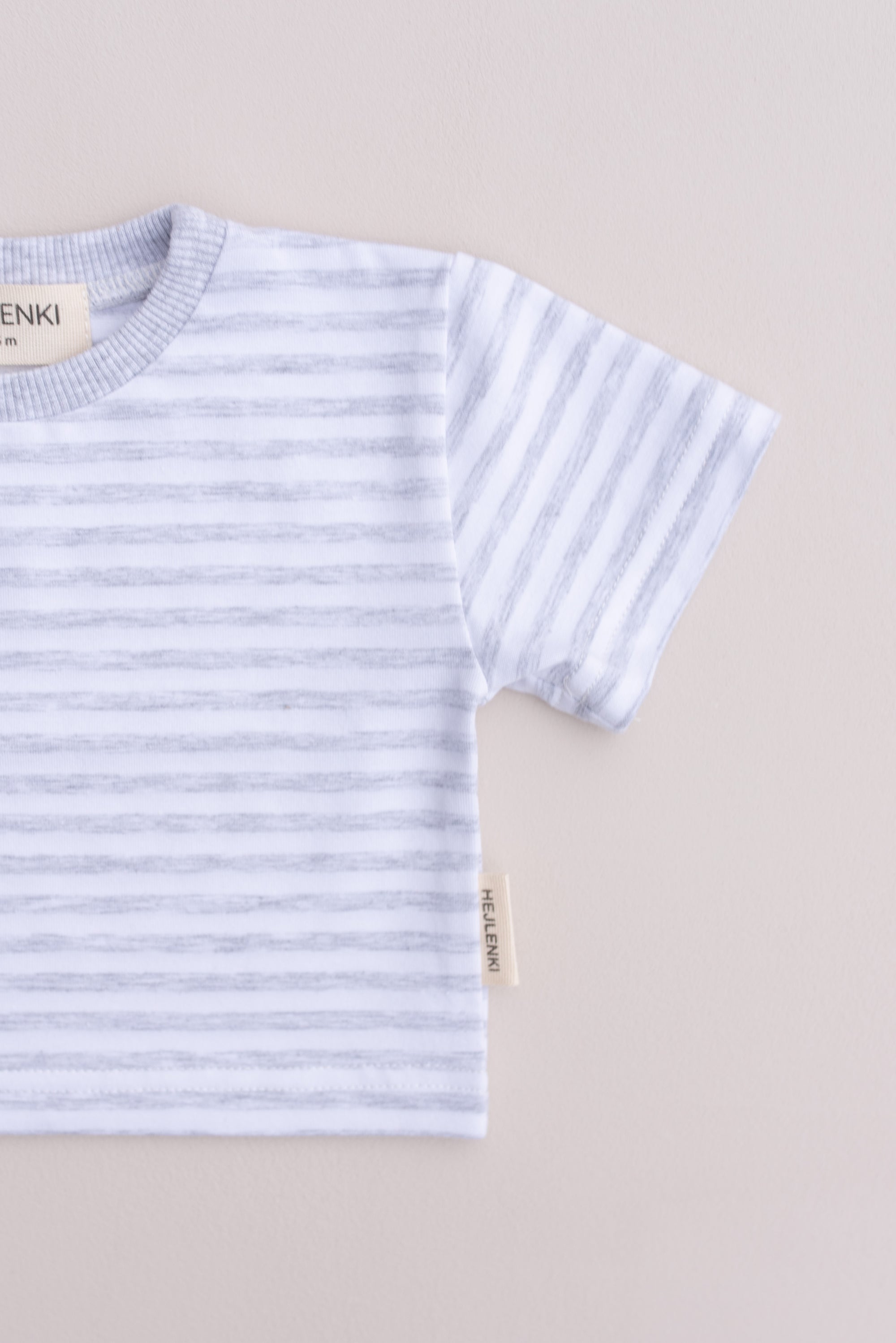 CUTIE OVERSIZE T-SHIRT STRIPED GREY