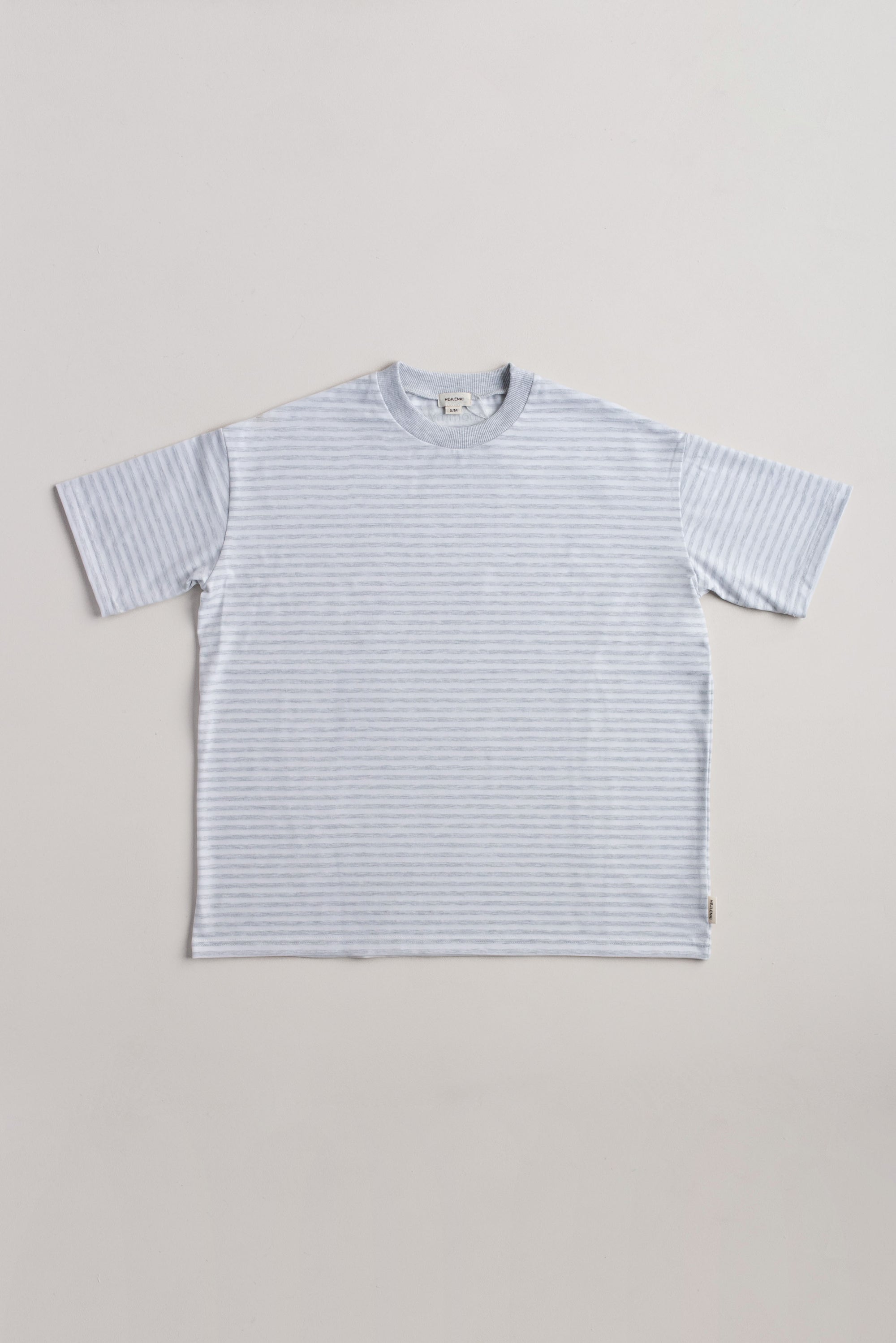 DADDY OVERSIZE T-SHIRT STRIPED GREY
