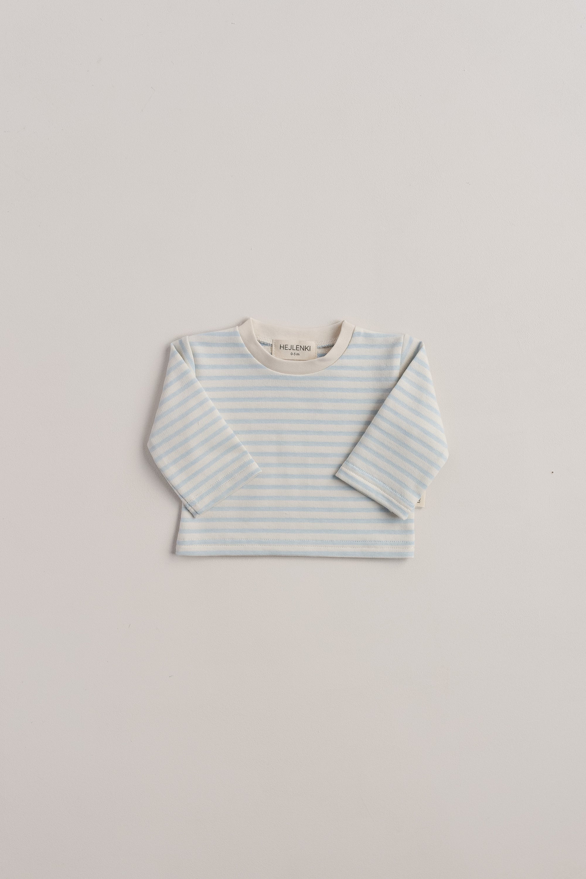 OVERSIZE LONGSLEEVE STRIPED BABYBLUE