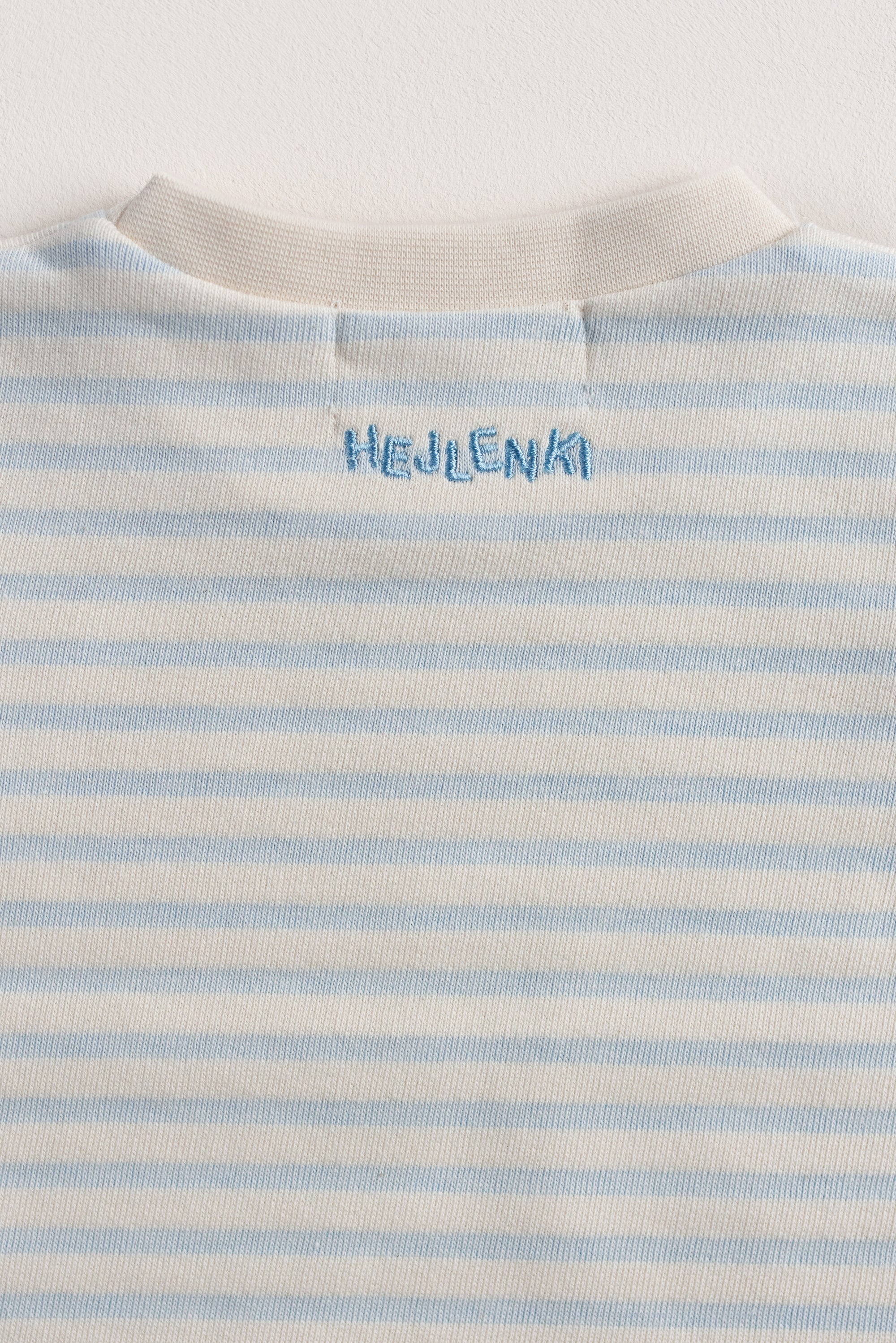 OVERSIZE LONGSLEEVE STRIPED BABYBLUE