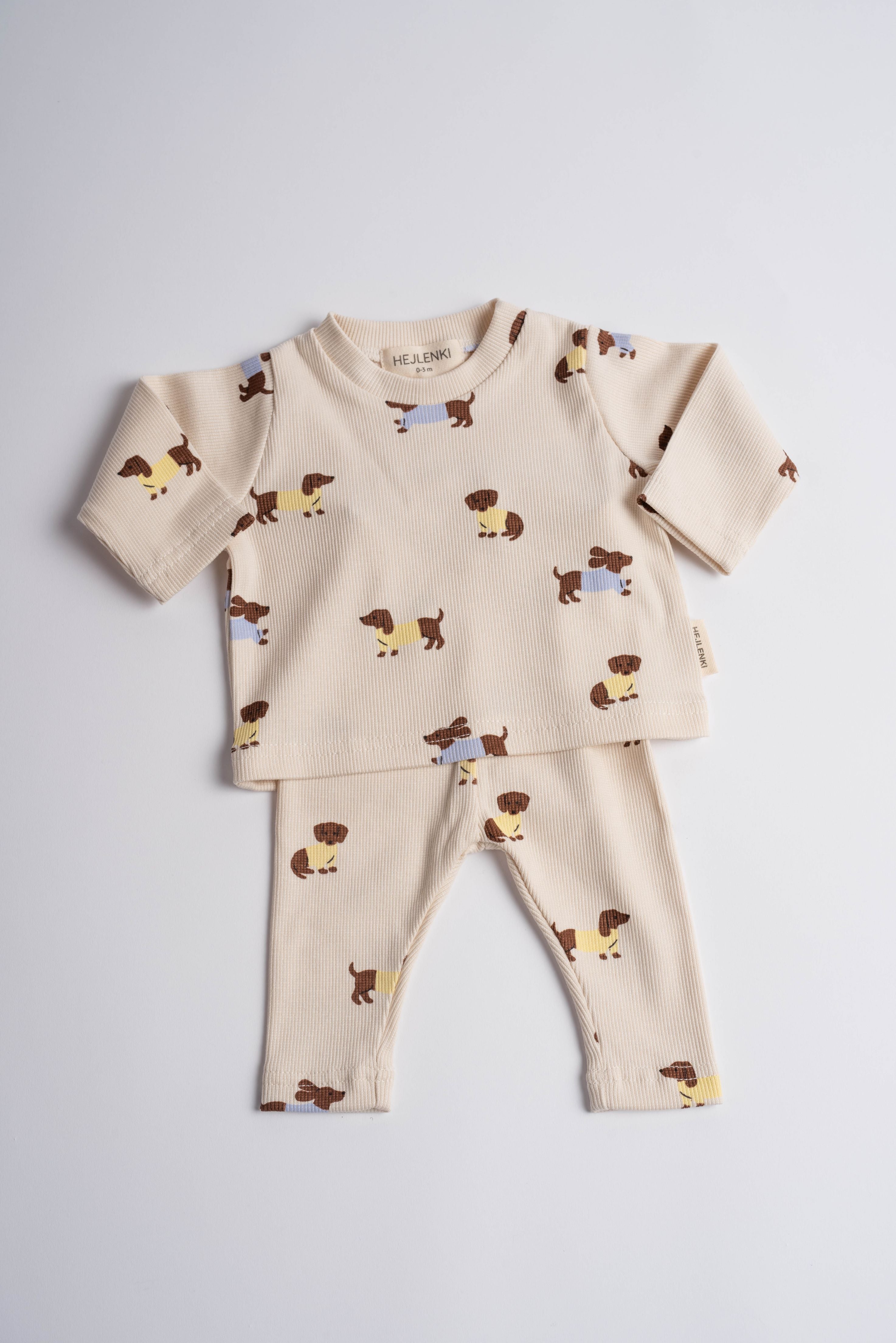 RIB LEGGING DACHSHUND