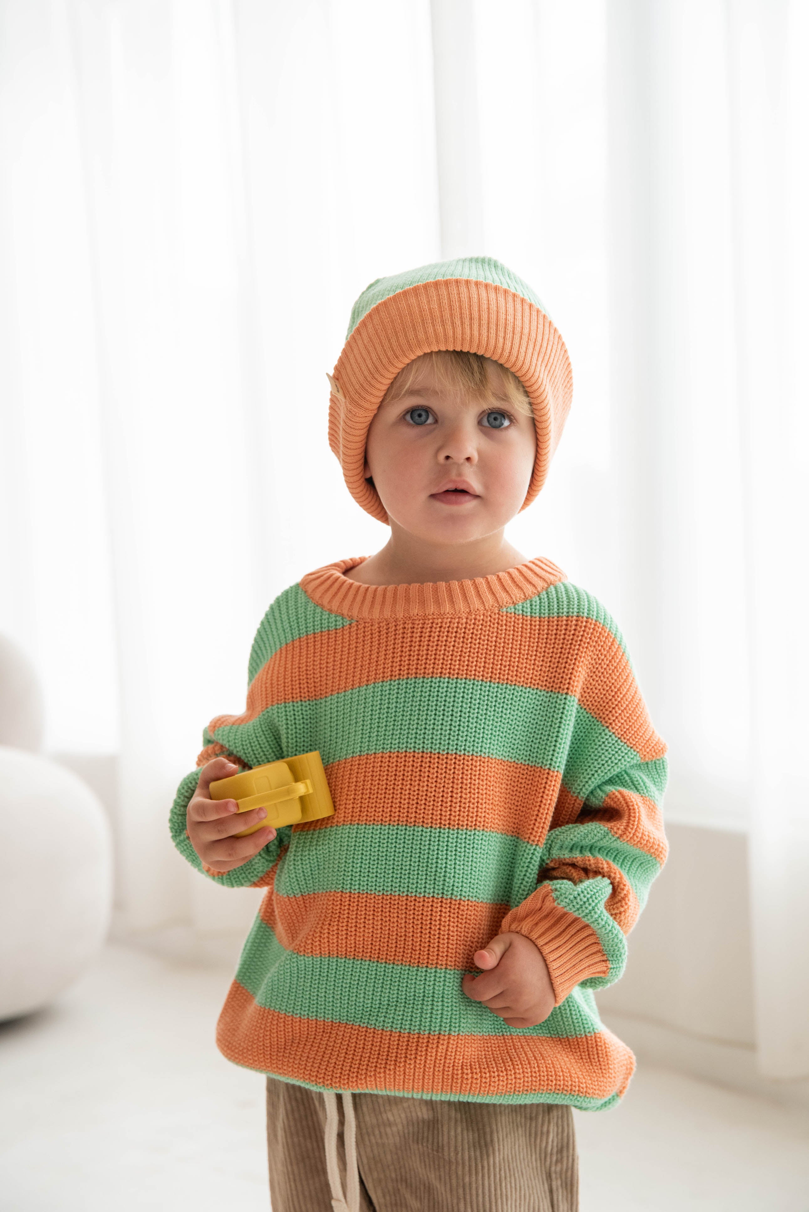 CHUNKY KNIT PULLI COLOR POP