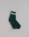 MOM & DAD TENNIS SOCKS DARK GREEN
